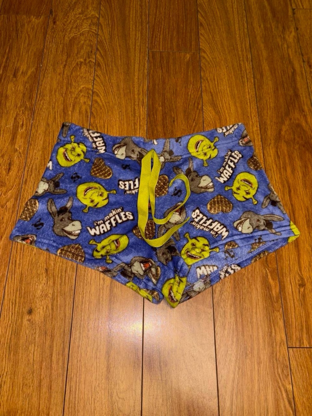 Y2K shrek shorts
